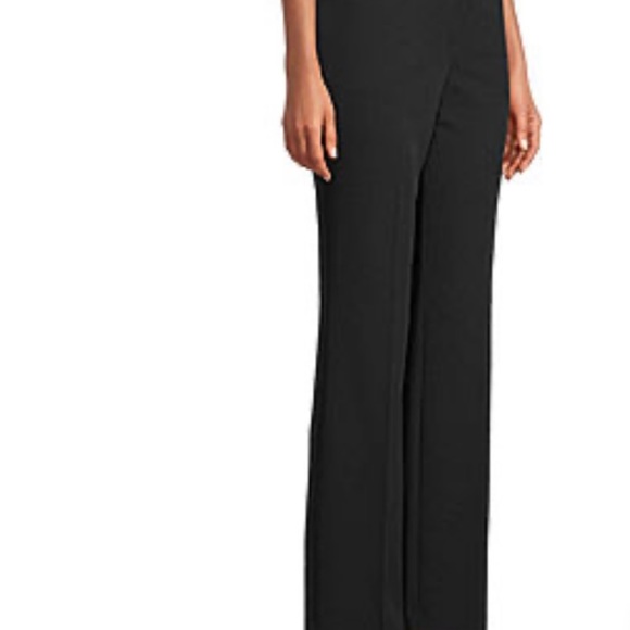 NAVY LIZ CLAIBORNE AUDRA STRAIGHT LEG PANTS - Picture 2 of 7